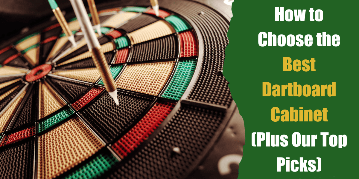 best dart board cabinet