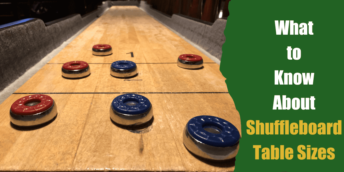 Shuffleboard Table Sizes