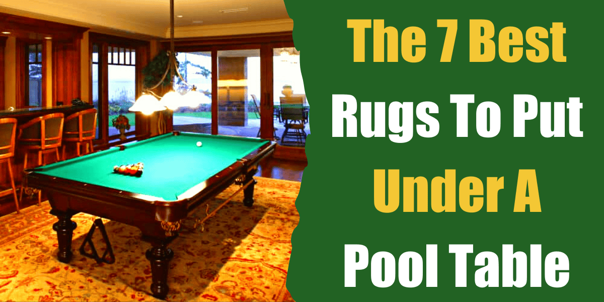 pool table rug
